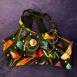 Tikiboo Brand Sports Bra - 90s Party